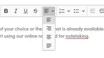 align your content to make it better